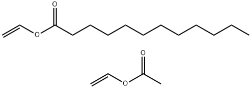 Dodecanoic acid, ethenyl ester, polymer with ethenyl acetate Structure