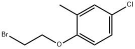 1-(2-bromoethoxy)-4-chloro-2-methylbenzene 구조식 이미지