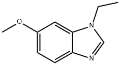 1H-벤즈이미다졸,1-에틸-6-메톡시-(9CI) 구조식 이미지
