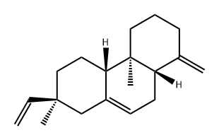 [4aS,(+)]-1,2,3,4,4a,4bα,5,6,7,8,10,10aα-Dodecahydro-4aβ,7β-dimethyl-1-methylene-7α-vinylphenanthrene 구조식 이미지