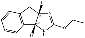 Indeno[1,2-d]imidazole, 2-ethoxy-1,3a,8,8a-tetrahydro-, (3aR,8aS)-rel- (9CI) Structure