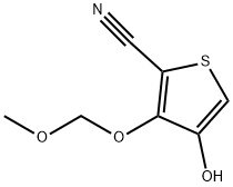 2-티오펜카보니트릴,4-하이드록시-3-(메톡시메톡시)-(9CI) 구조식 이미지