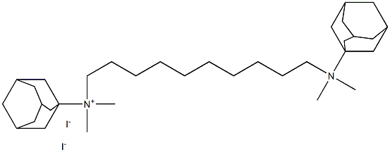 1,10-Decanediaminium,N,N,N',N'-tetramethyl-N,N'-bis(tricyclo[3.3.1.13,7]dec-1-yl)- (9CI) Structure