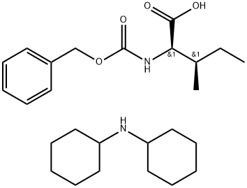 Cbz-D-Ile-OH·DCHA Structure