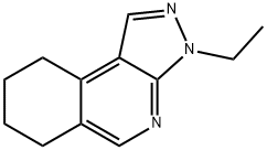 3H-Pyrazolo[3,4-c]isoquinoline,3-ethyl-6,7,8,9-tetrahydro-(9CI) 구조식 이미지