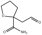 2-푸란카복사미드,테트라하이드로-2-(2-옥소에틸)-(9CI) 구조식 이미지