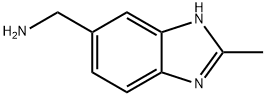 1H-벤지미다졸-5-메탄아민,2-메틸-(9CI) 구조식 이미지