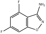 1,2-Benzisoxazol-3-amine,4,6-difluoro-(9CI) Structure