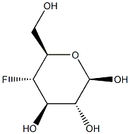 4-Fluoro-4-deoxy-β-D-glucopyranose Structure