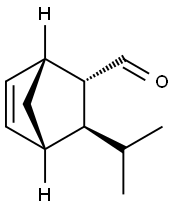 Bicyclo[2.2.1]hept-5-ene-2-carboxaldehyde, 3-(1-methylethyl)-, (1R,2S,3S,4S)-rel- (9CI) Structure