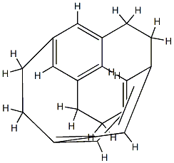 Tetracyclo[6.6.2.13,13.16,10]octadeca-1,3(17),6,8,10(18),13-hexaene 구조식 이미지