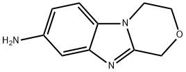 1H-[1,4]Oxazino[4,3-a]benzimidazole,8-amino-3,4-dihydro-(8CI) 구조식 이미지