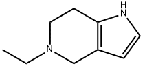 1H-Pyrrolo[3,2-c]pyridine,5-ethyl-4,5,6,7-tetrahydro-(9CI) Structure