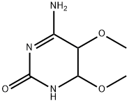 2(1H)-Pyrimidinone,4-amino-5,6-dihydro-5,6-dimethoxy-(9CI) Structure