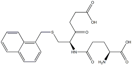 S-(1-메나프틸)글루타티온 구조식 이미지