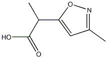 5-이속사졸아세트산,-알파-,3-디메틸-(8CI) 구조식 이미지