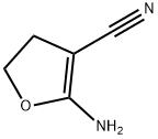 3-푸란카보니트릴,2-아미노-4,5-디하이드로-(9CI) 구조식 이미지