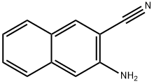 2-Naphthalenecarbonitrile,3-amino-(9CI) Structure