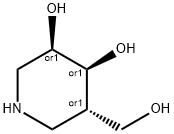 3,4-Piperidinediol, 5-(hydroxymethyl)-, (3R,4S,5S)-rel- (9CI) Structure