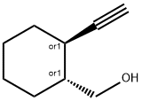 시클로헥산메탄올,2-에티닐-,(1R,2R)-rel-(9CI) 구조식 이미지