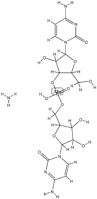 CYTIDYLYL(3'-5')CYTIDINE AMMONIUM Structure