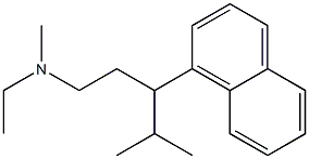 N-Ethyl-γ-isopropyl-N-methyl-1-naphthalene-1-propanamine Structure