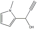 1H-피롤-2-메탄올,알파-에티닐-1-메틸-(9CI) 구조식 이미지