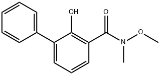 2-Hydroxy-N-Methoxy-N-Methyl-[1,1-Biphenyl]-3-Carboxamide(WXC01955) 구조식 이미지