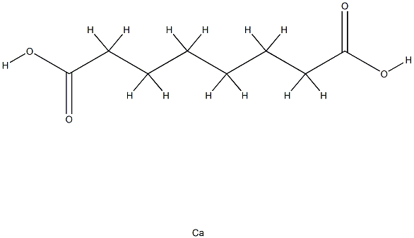 Octanedioic acid calcium salt (1:1) 구조식 이미지