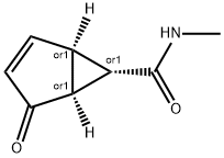 Bicyclo[3.1.0]hex-2-ene-6-carboxamide, N-methyl-4-oxo-, (1R,5S,6S)-rel- (9CI) 구조식 이미지