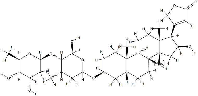 gitoxigenin bisdigitoxoside Structure