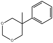 1,3-디옥산,5-메틸-5-페닐-(9Cl) 구조식 이미지