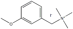 Benzenemethanaminium,3-methoxy-N,N,N-trimethyl-, iodide (1:1) 구조식 이미지
