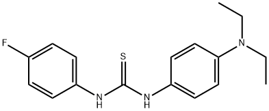 N-[4-(diethylamino)phenyl]-N'-(4-fluorophenyl)thiourea Structure