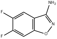 1,2-Benzisoxazol-3-amine,5,6-difluoro-(9CI) Structure