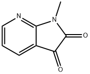 1H-Pyrrolo[2,3-b]pyridine-2,3-dione,1-methyl-(9CI) Structure
