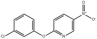 2-(3-chlorophenoxy)-5-nitropyridine Structure