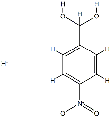 Methanediol,  (4-nitrophenyl)-,  conjugate  monoacid  (9CI) Structure