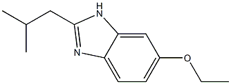 1H-Benzimidazole,5-ethoxy-2-(2-methylpropyl)-(9CI) Structure
