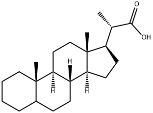 (20S)-20-Methyl-5α-pregnan-21-oic acid Structure