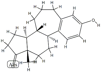 3-하이드록시-B-호모에스트라-1,3,5(10)-트리엔-17-온 구조식 이미지