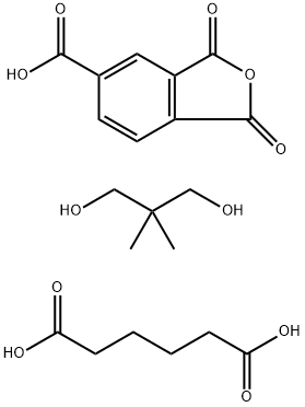 ADIPIC ACID/NEOPENTYL GLYCOL/TRIMELLITIC ANHYDRIDE COPOLYMER  Structure