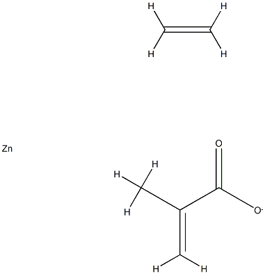 폴리(에틸렌-코-메타크릴산),아연염 구조식 이미지