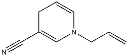 3-Pyridinecarbonitrile,1,4-dihydro-1-(2-propenyl)-(9CI) Structure