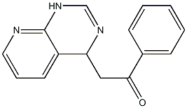 α-[3,4-Dihydropyrido[2,3-d]pyrimidin-4-yl]acetophenone Structure