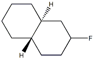 나프탈렌,2-플루오로데카하이드로-,(4aR,8aR)-rel-(9CI) 구조식 이미지