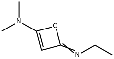 2H-옥세트-4-아민,2-(에틸이미노)-N,N-디메틸-(9CI) 구조식 이미지