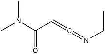2-Propenamide,3-(ethylimino)-N,N-dimethyl-(9CI) Structure