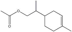 beta,4-dimethylcyclohex-3-ene-1-ethyl acetate 구조식 이미지