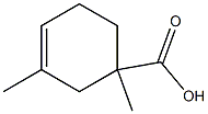 3-사이클로헥센-1-카복실산,1,3-디메틸-(6CI,8CI,9CI) 구조식 이미지